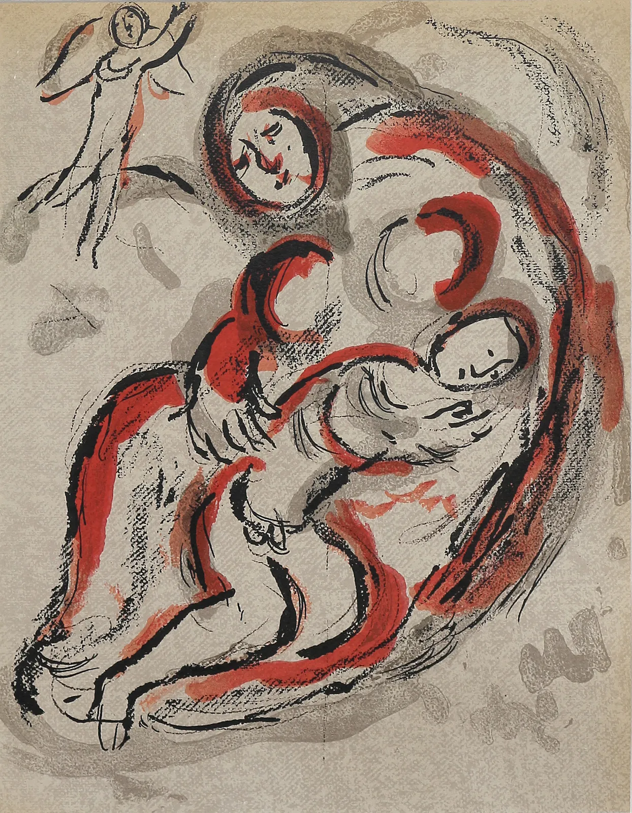 Marc Chagall, Agar dans le Desert (Hagar In The Desert), 1960