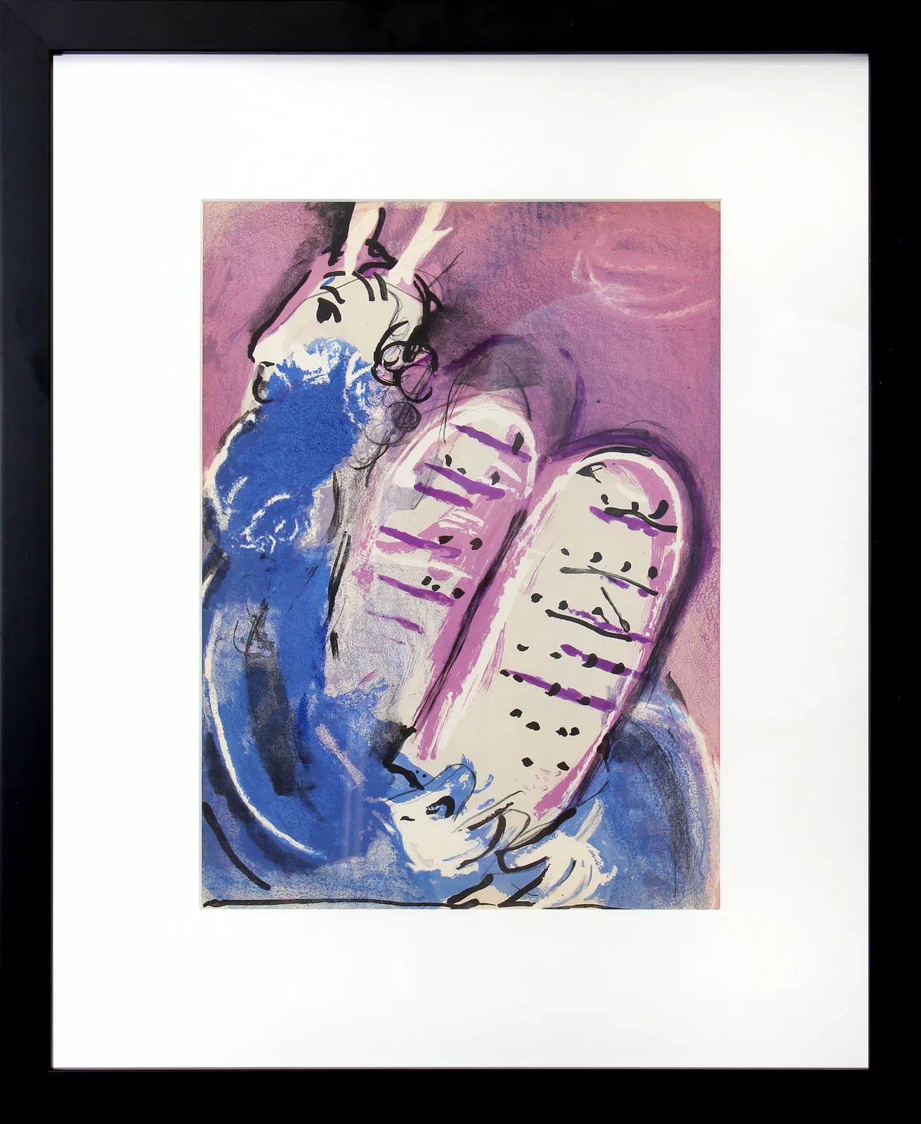 Marc Chagall, Moise, 1956