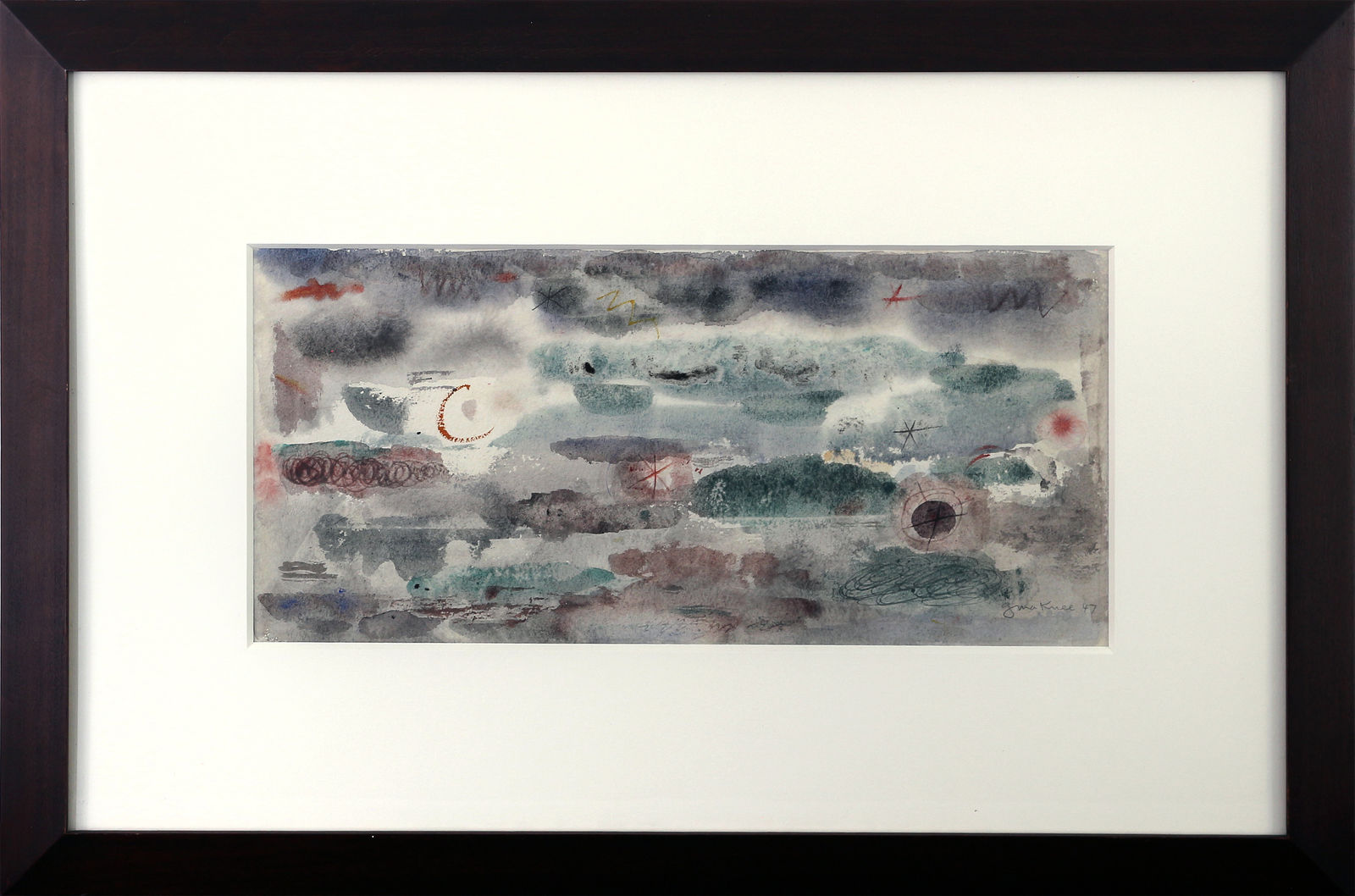 Gina Knee, Night (Over University Place), 1947