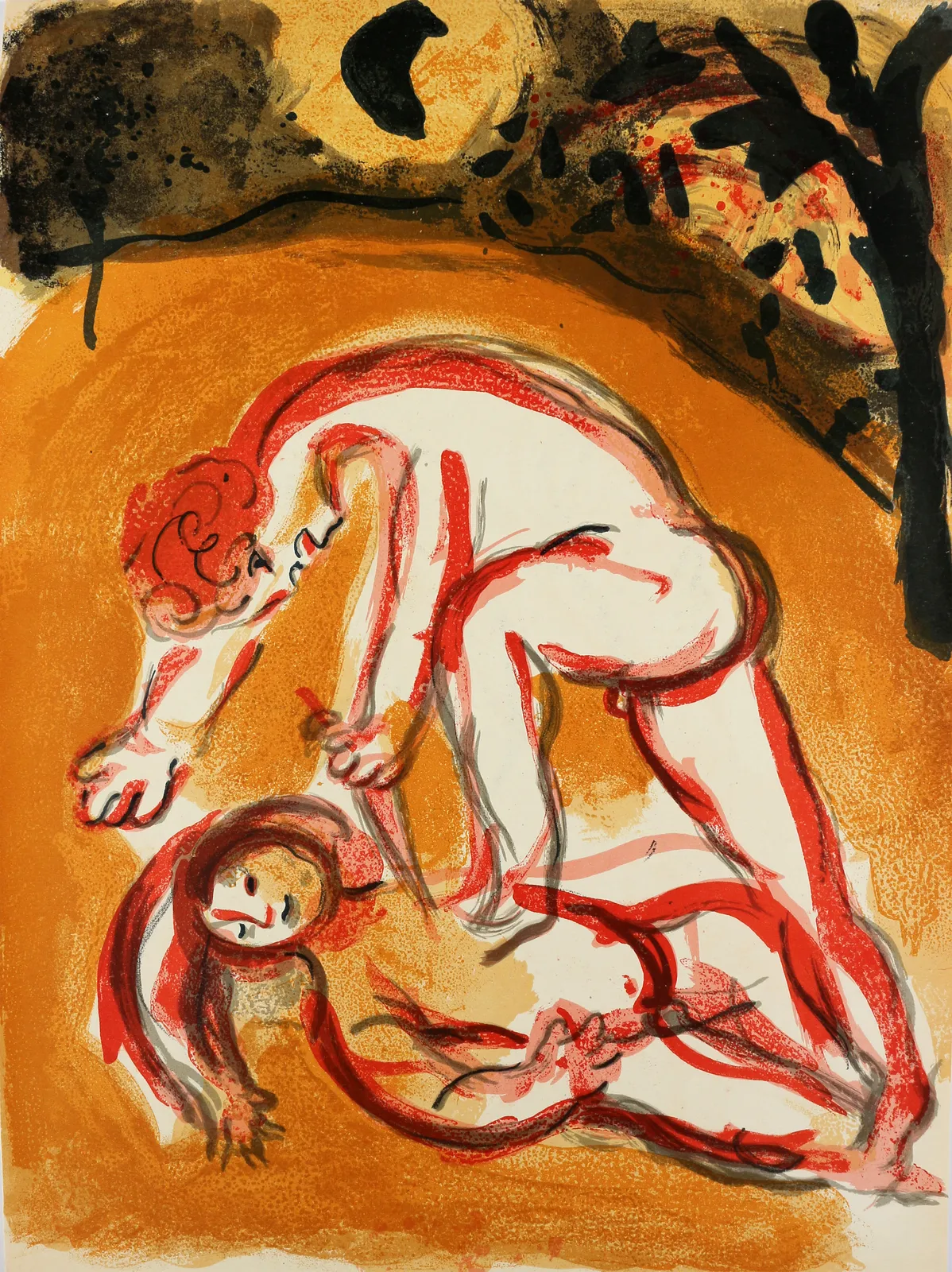 Marc Chagall, Cain et Abel (Cain and Abel), 1960