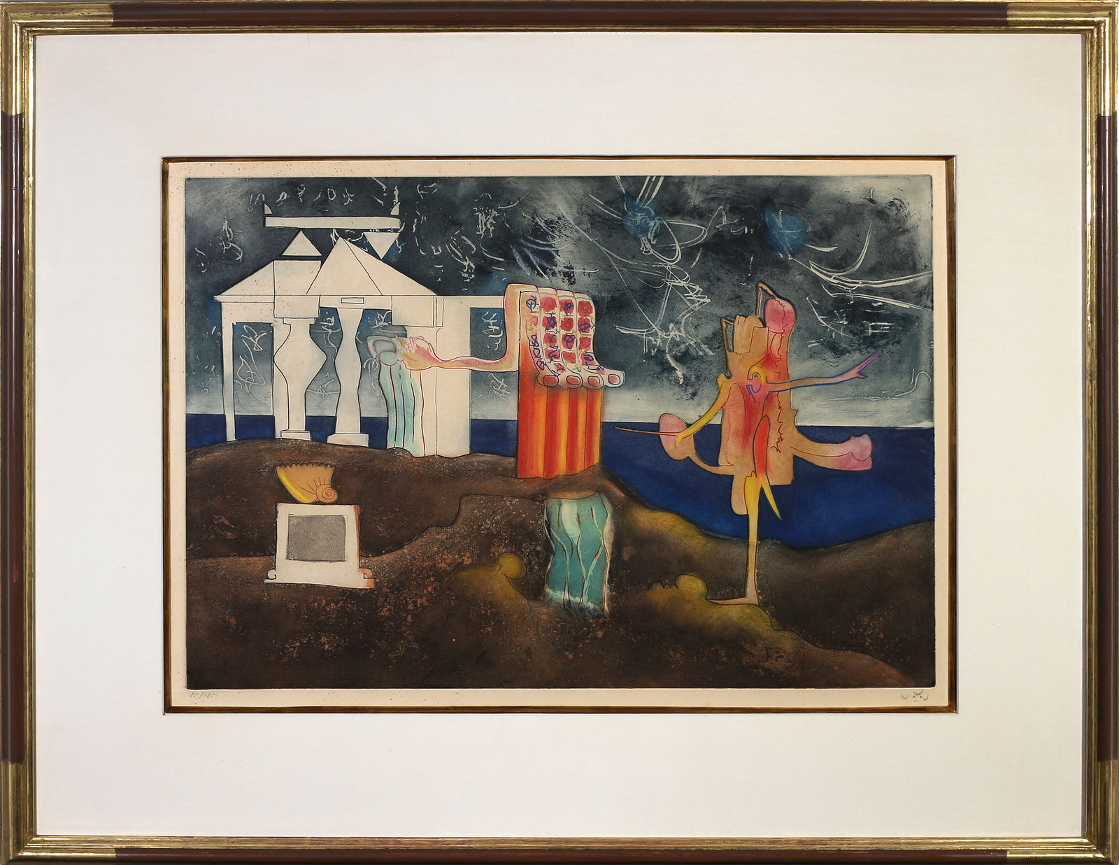 Roberto Matta, L’ Arc Obscure des Heures, n.d.