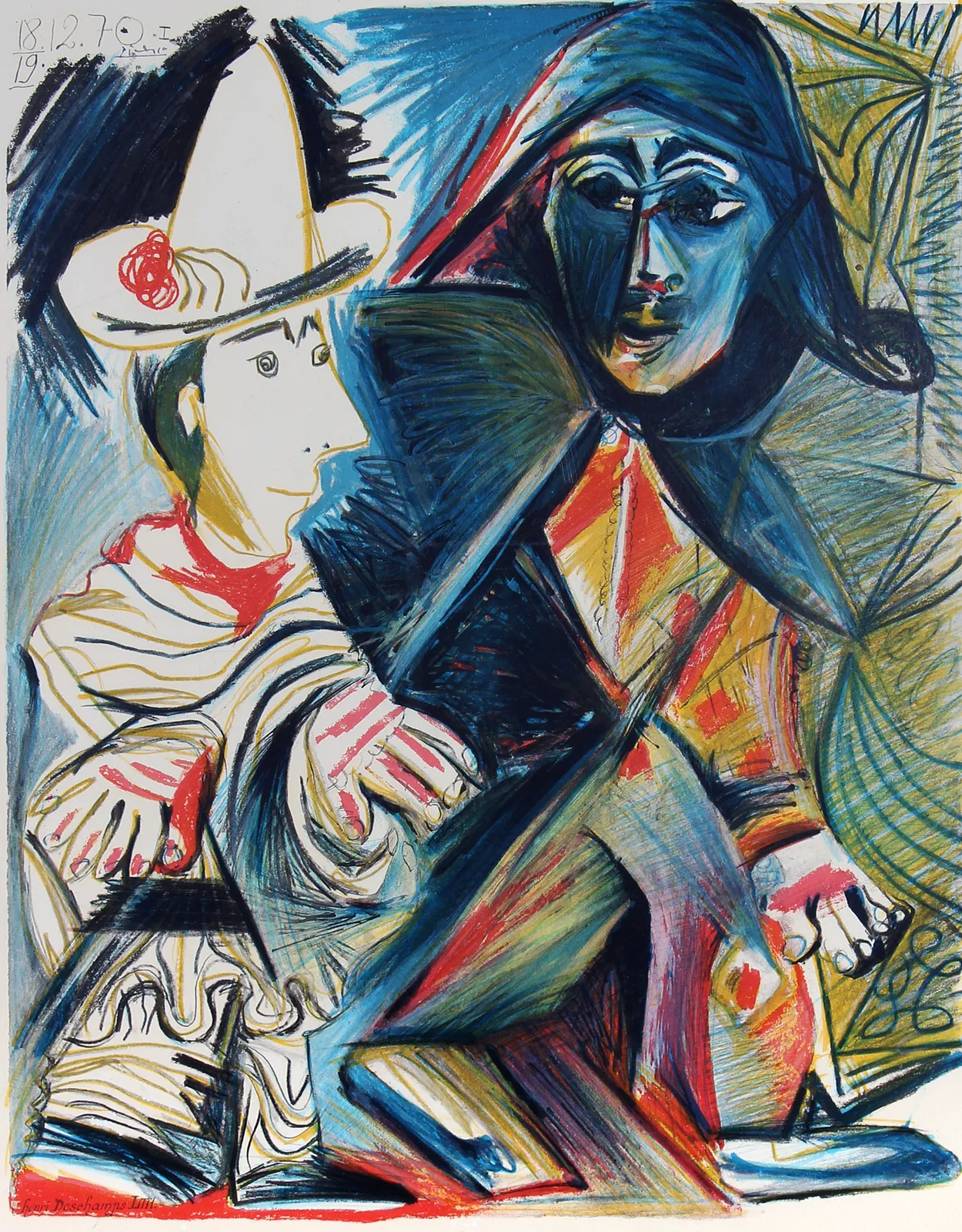 Pablo Picasso, Musee Dynamique Exhibition Poster, 1970