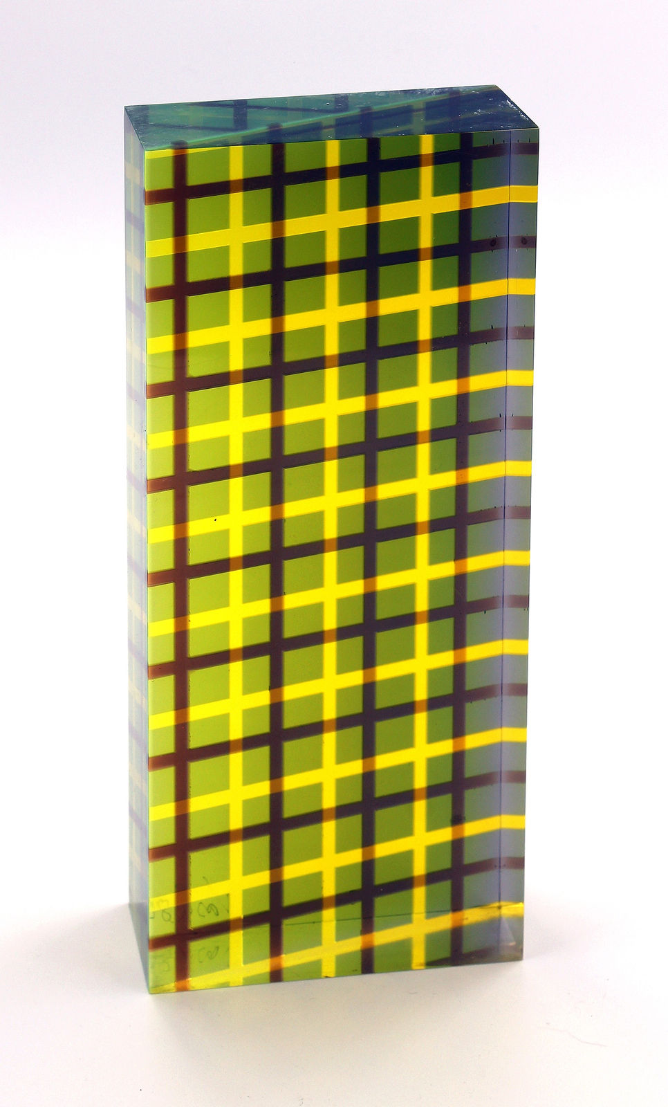 Vasa , Untitled (Green and Yellow Grid), 1980