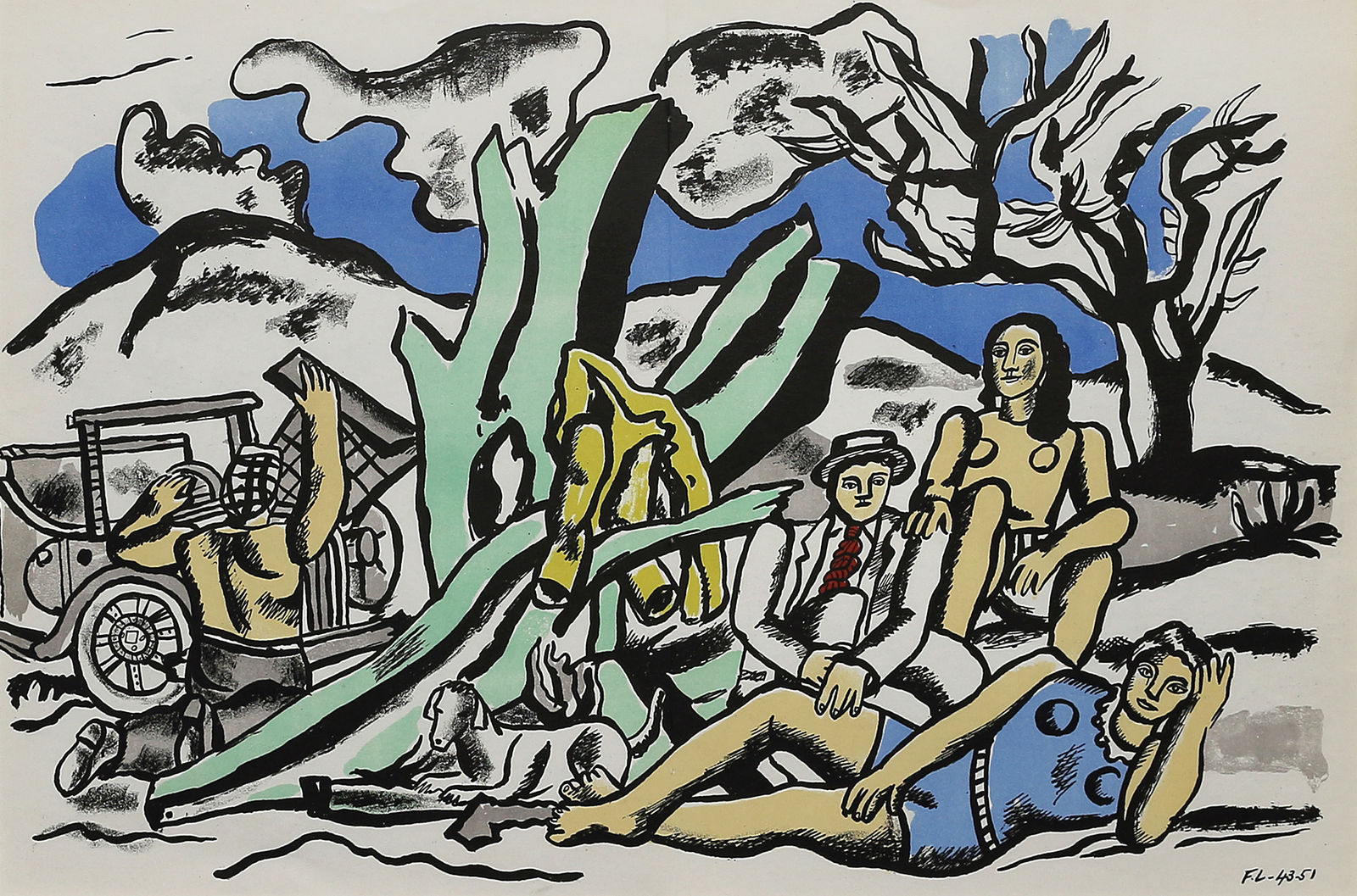 Fernand Léger, La Partie de Campagne, 1952