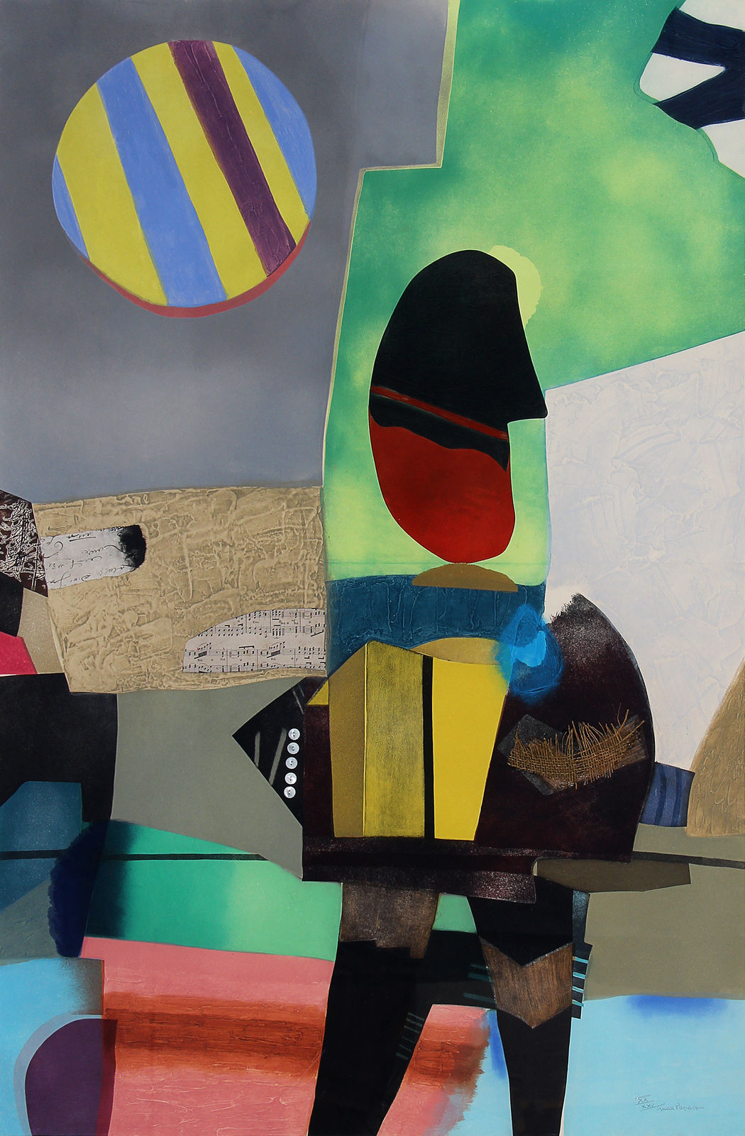 Max Papart, The Accordian Player, n.d.