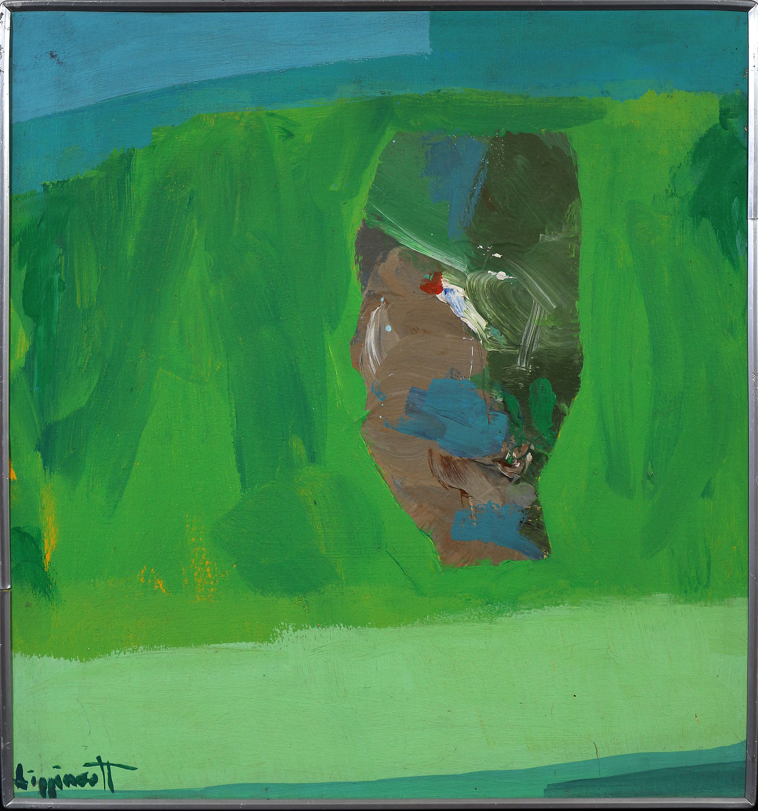 Janet Lippincott, Untitled (Green and Blue Landscape), n.d.