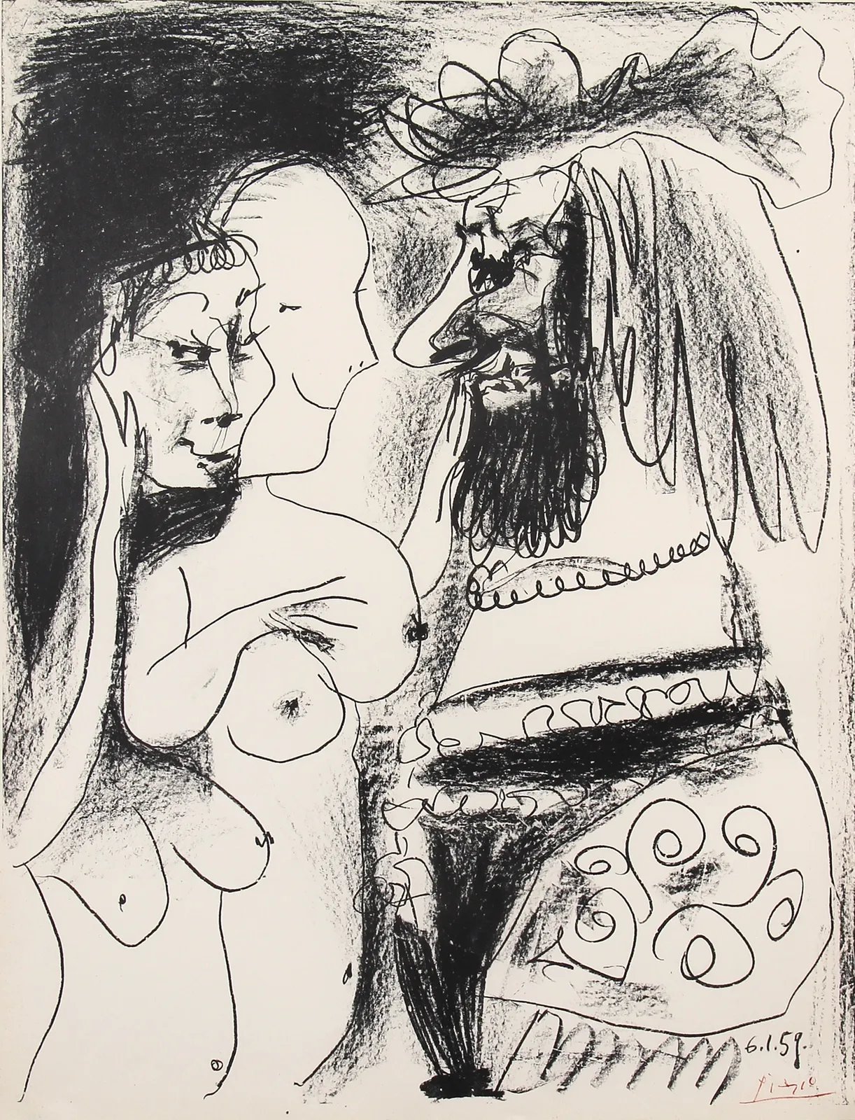 Pablo Picasso, Le Vieux Roi, 1959