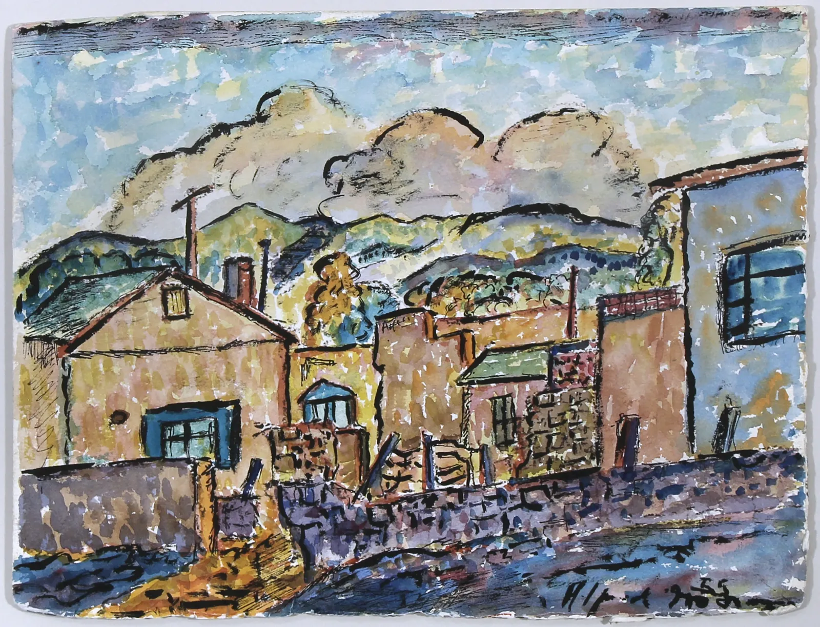 Alfred Morang, Untitled (New Mexico Street), 1955