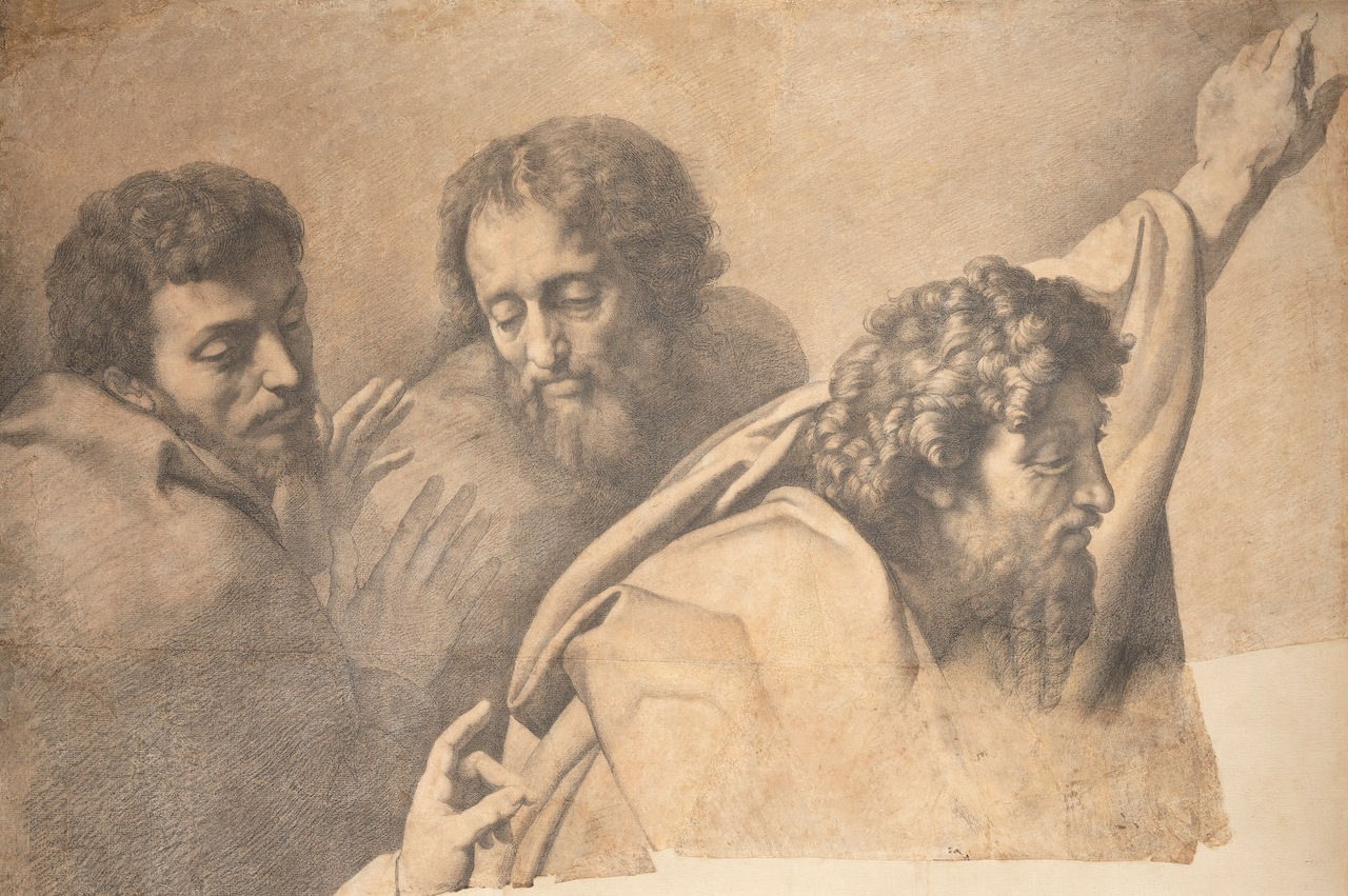 Vincenzo Camuccini, Tre Apostoli (dalla Trasfigurazione di Raffaello), 1789