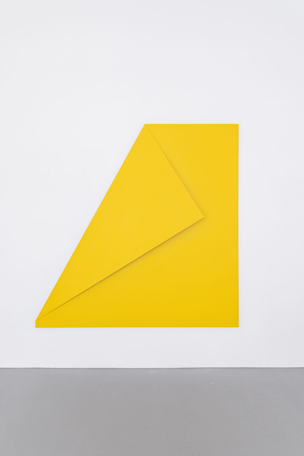 Sébastien de Ganay, XL Folded Flat Yellow 01, 2018