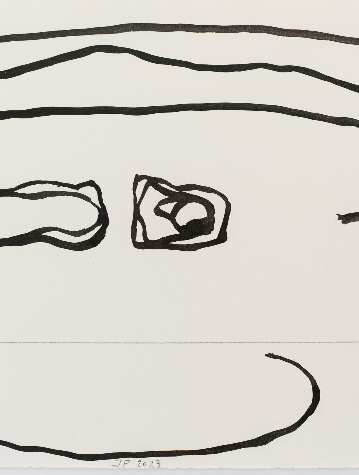 Jürgen Partenheimer, Mind-Scape II b, 2023