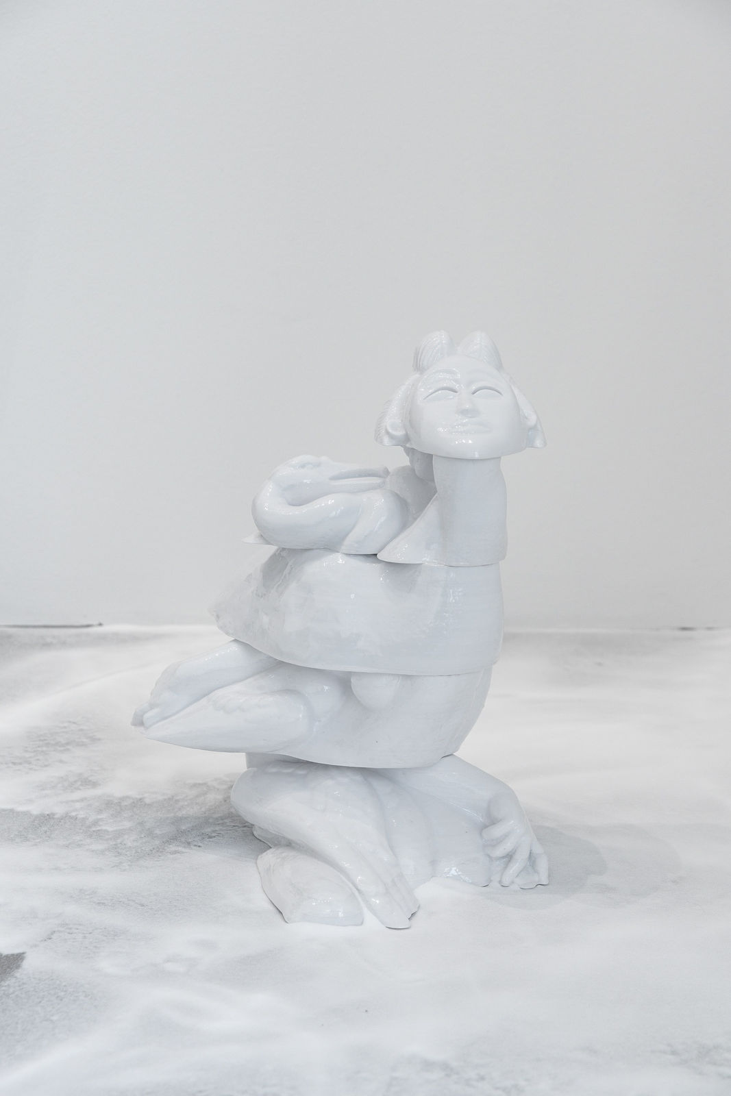 Troika, In a Forest of Red, Green and Blue (CAS9 and the Swan), 2023