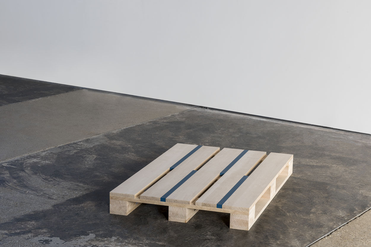 Sébastien de Ganay, Aluminium Sculpture on Pallet 1, 2017