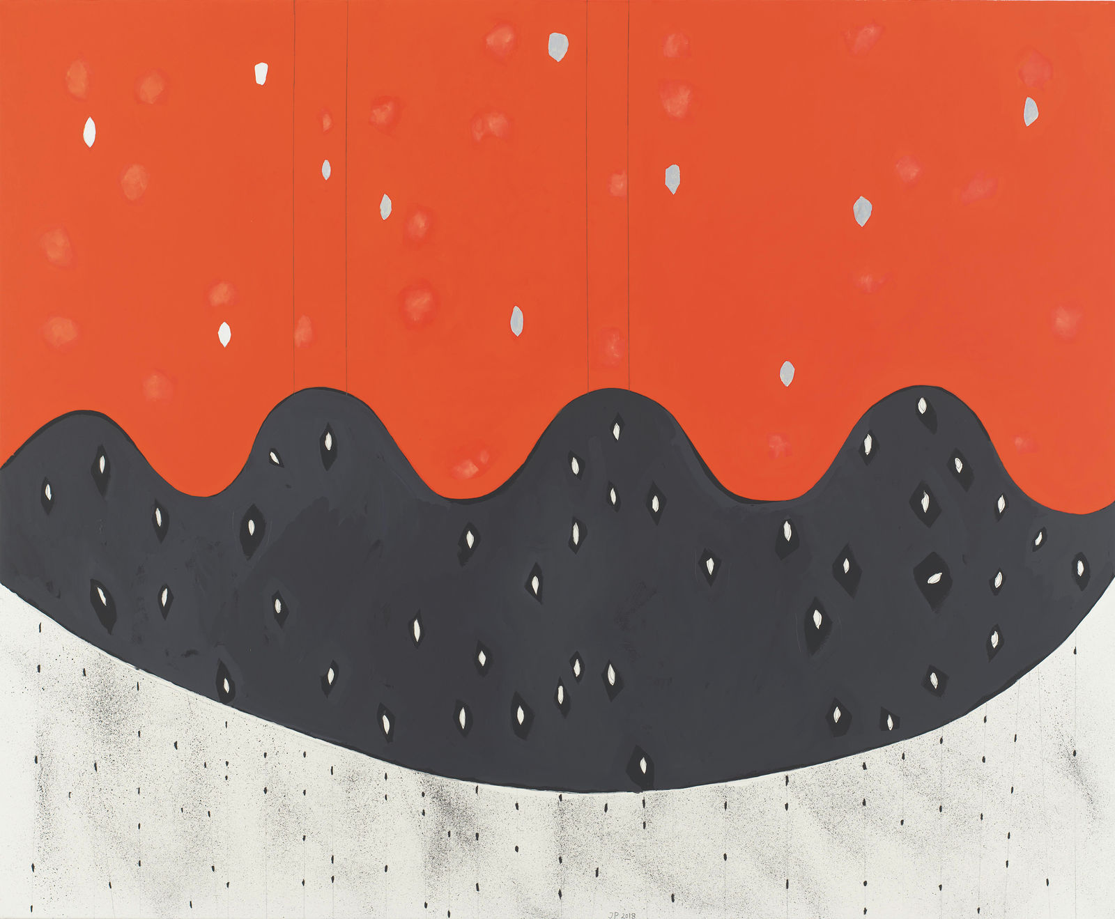 Jürgen Partenheimer, Nicht von dieser Welt 100 Poets #42, Roberto Bolaño, 2018