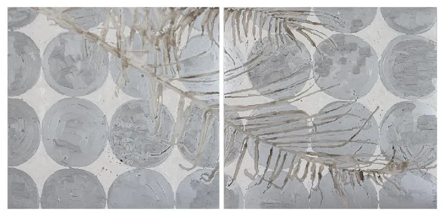 Katina Huston, Silver Dots & Palm