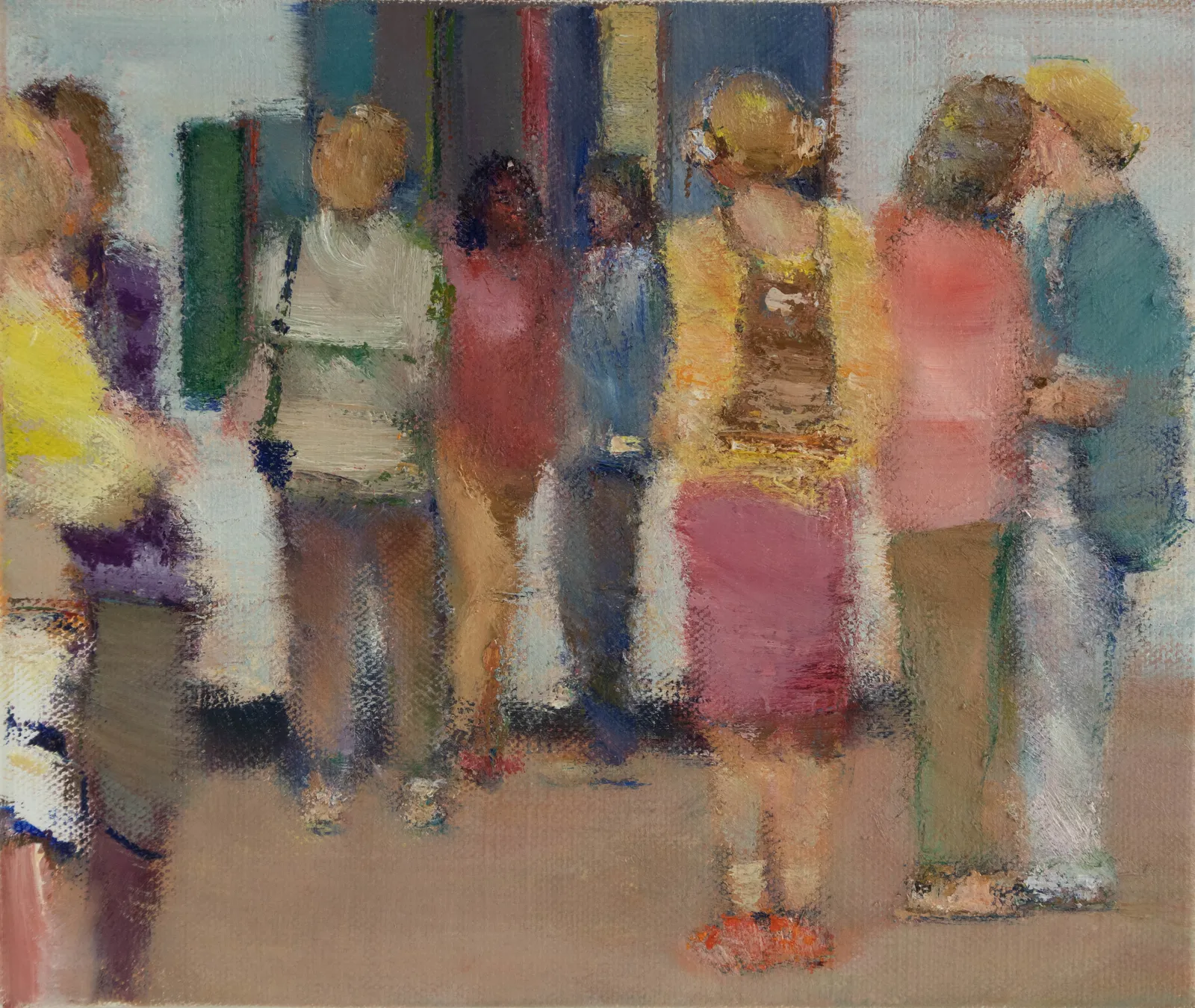 Simon Nicholas, Gallery Figures IV, 2024