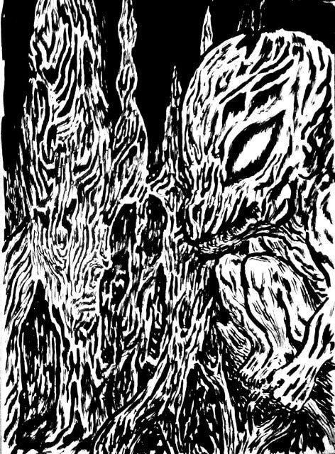 Mat Brinkman, Old Baby, 2009