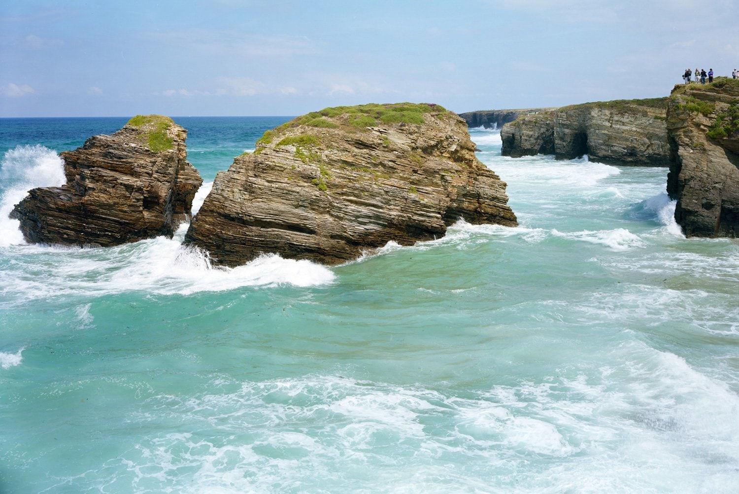 Massimo Vitali, Los Catedrales Waves, Spain (#4458), 2011