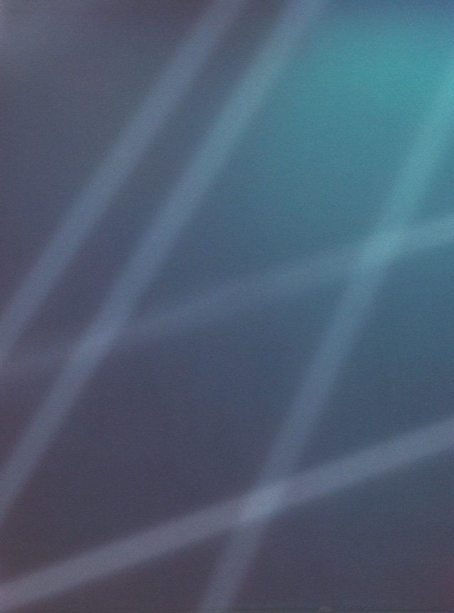 Walead Beshty, Transparency (Negative) [Kodak Portra 400NC Em. No. 4071: November 4 – November 10, 2008 LAX/IAD IAD/BRU BRU/IAD IAD/LAX], 2009