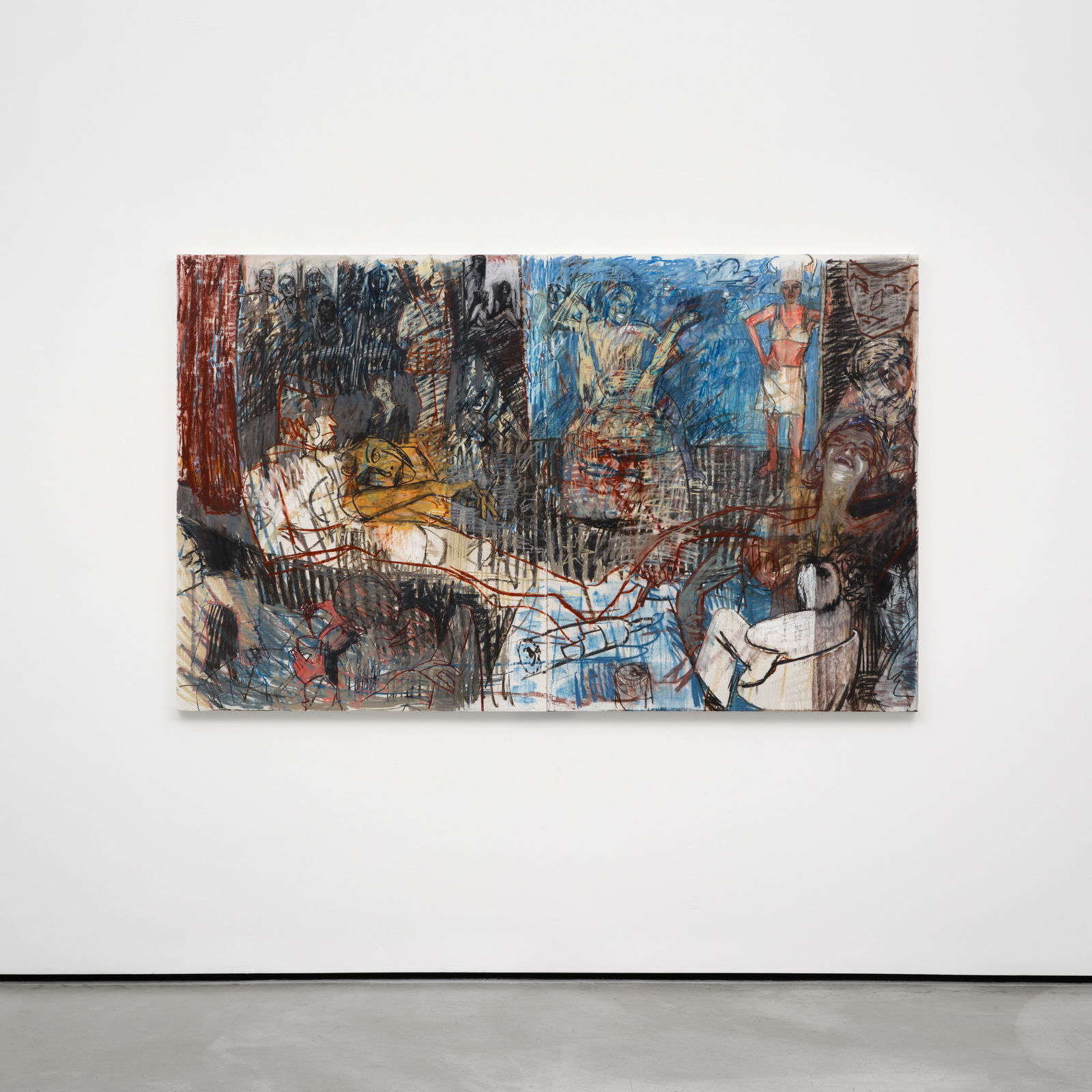 Alex Gibson, Okay Audience (diptych), 2022