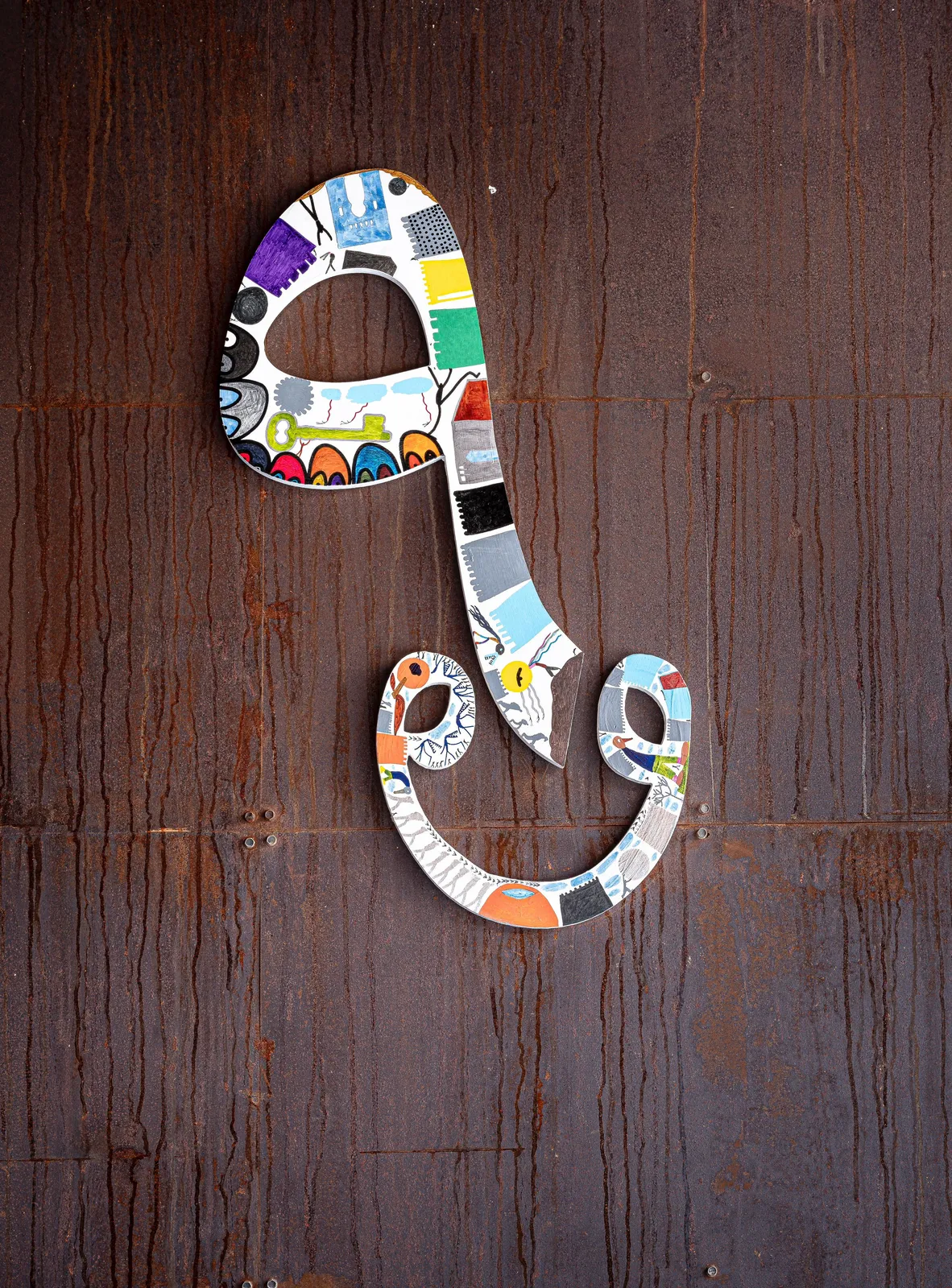 Mo Baala, The line between figuration and abstraction, 2024