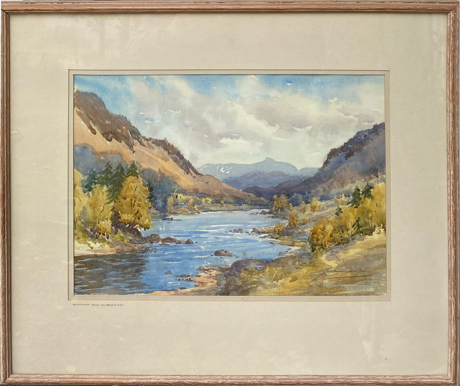 Henry Jackson Simpson MC, Lochnagar from Cambus o'May