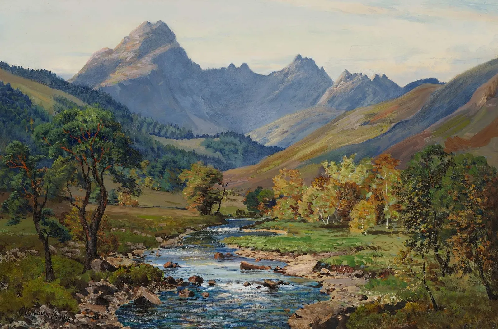 George Melvin Rennie, Glen Rosa, Arran