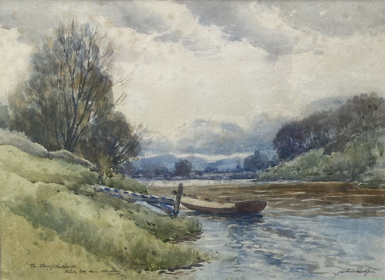 Henry Jackson Simpson MC, The Ferry Bieldside, The River Dee near Aberdeen