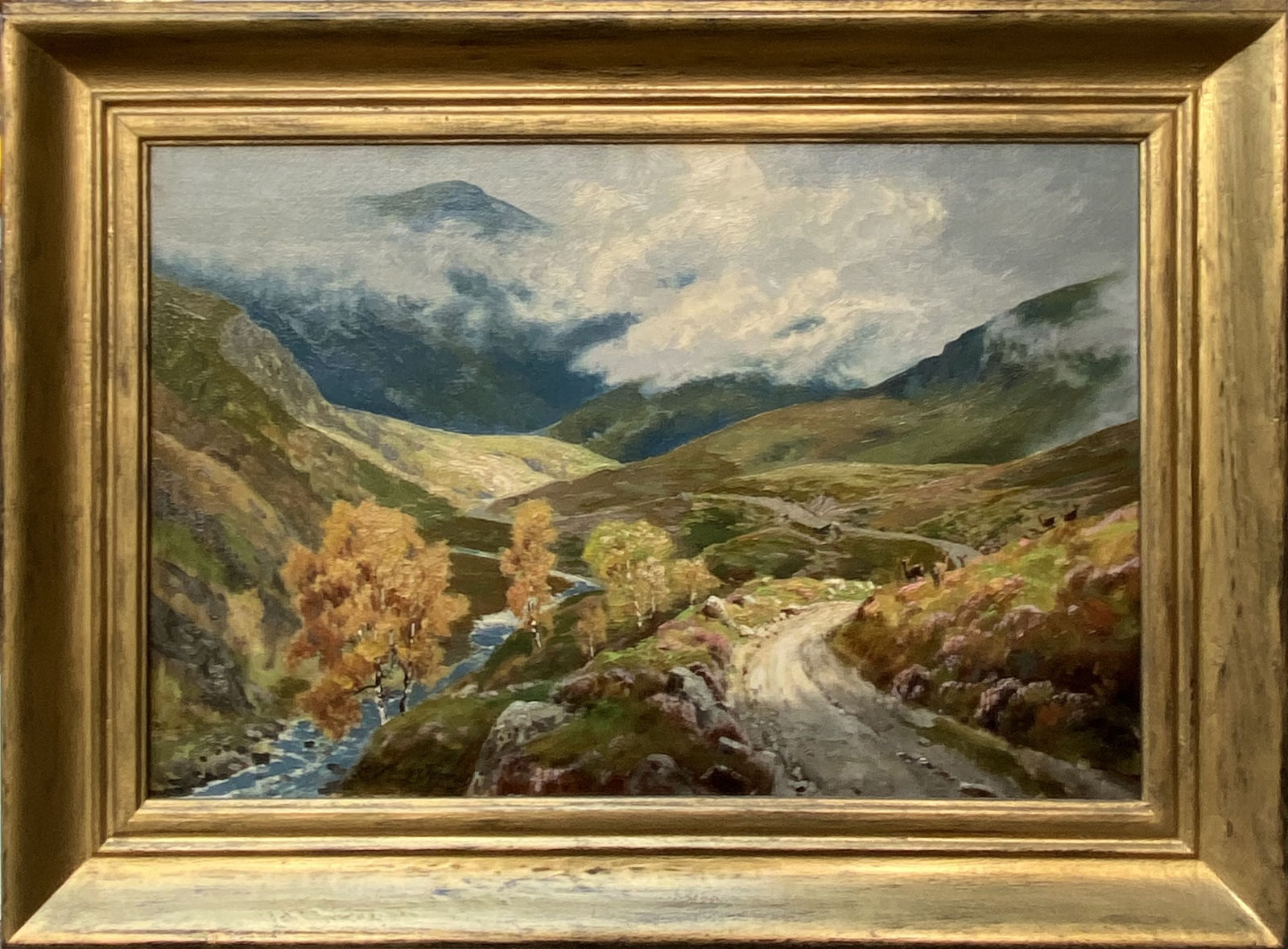 George Melvin Rennie, Autumn in Glen Callater, Eagle Cliff