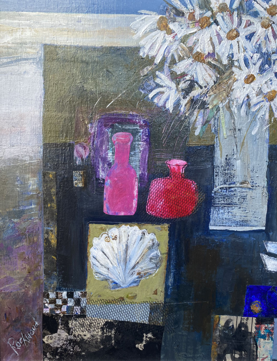 Carolyn Rockwood, Sea Table with Shell and Boat