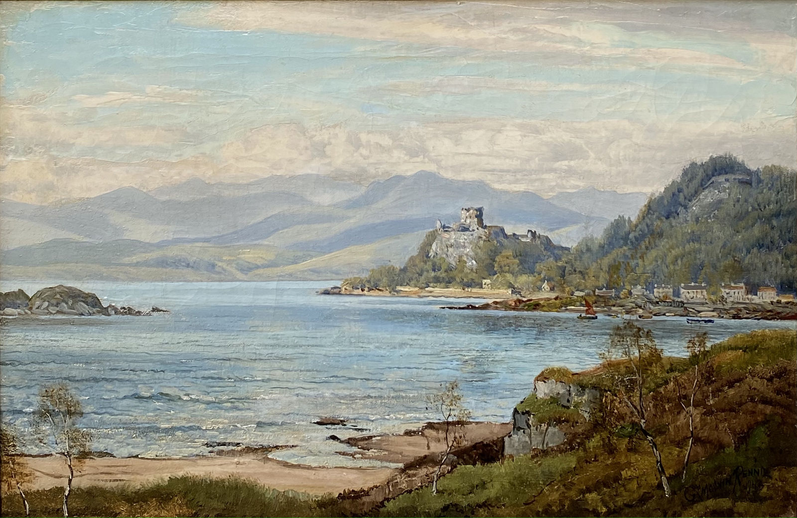 George Melvin Rennie, Dunolly Castle, Oban