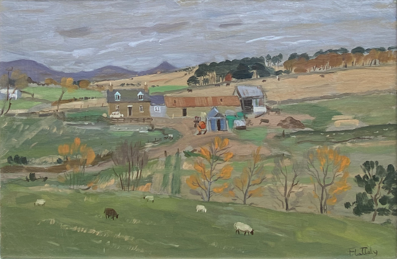 Alastair F Flattely, Midmar, Aberdeenshire (double sided)