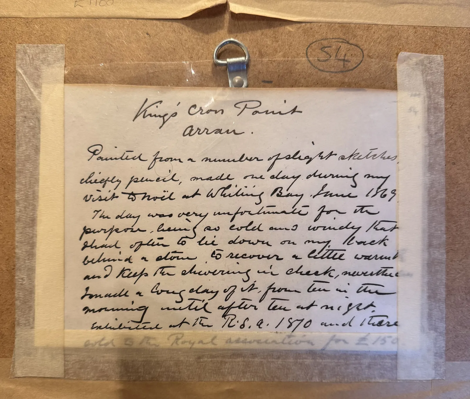 Waller Hugh Paton RSA RSW, King's Cross Point, Arran