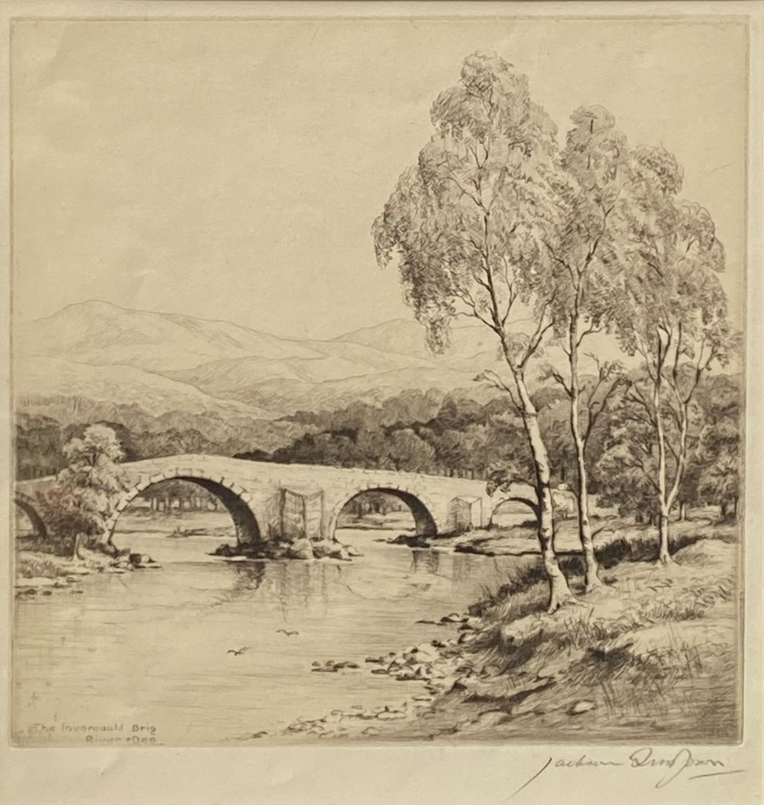 Henry Jackson Simpson MC, The Invercauld Brig, River Dee