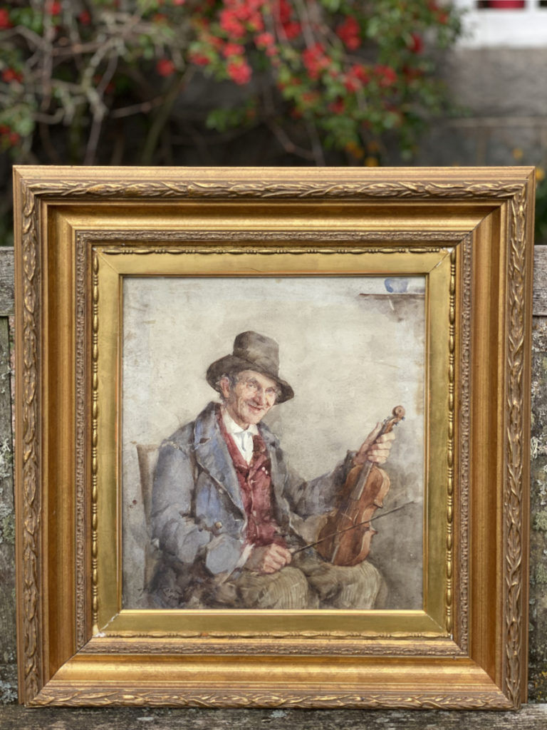 Henry Wright Kerr RSA RSW, The Irish Fiddler