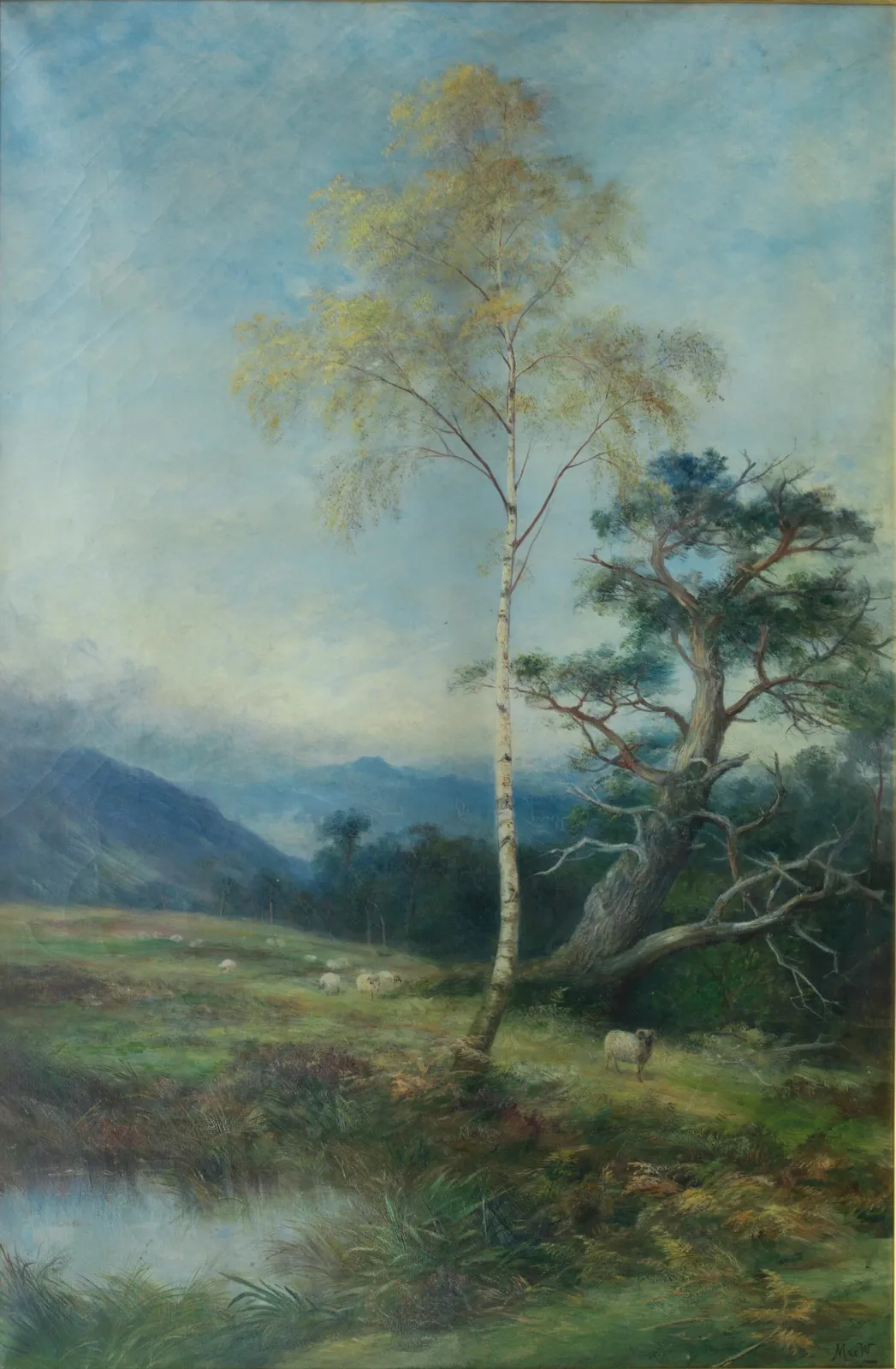 John MacWhirter RA HRSA RI RE, The Silver Birch