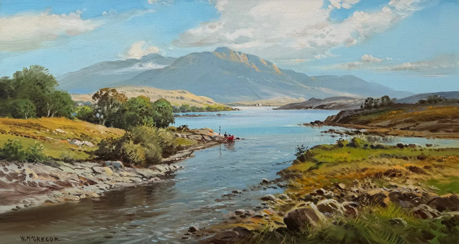 William McGregor, The River Inver from Lochinver