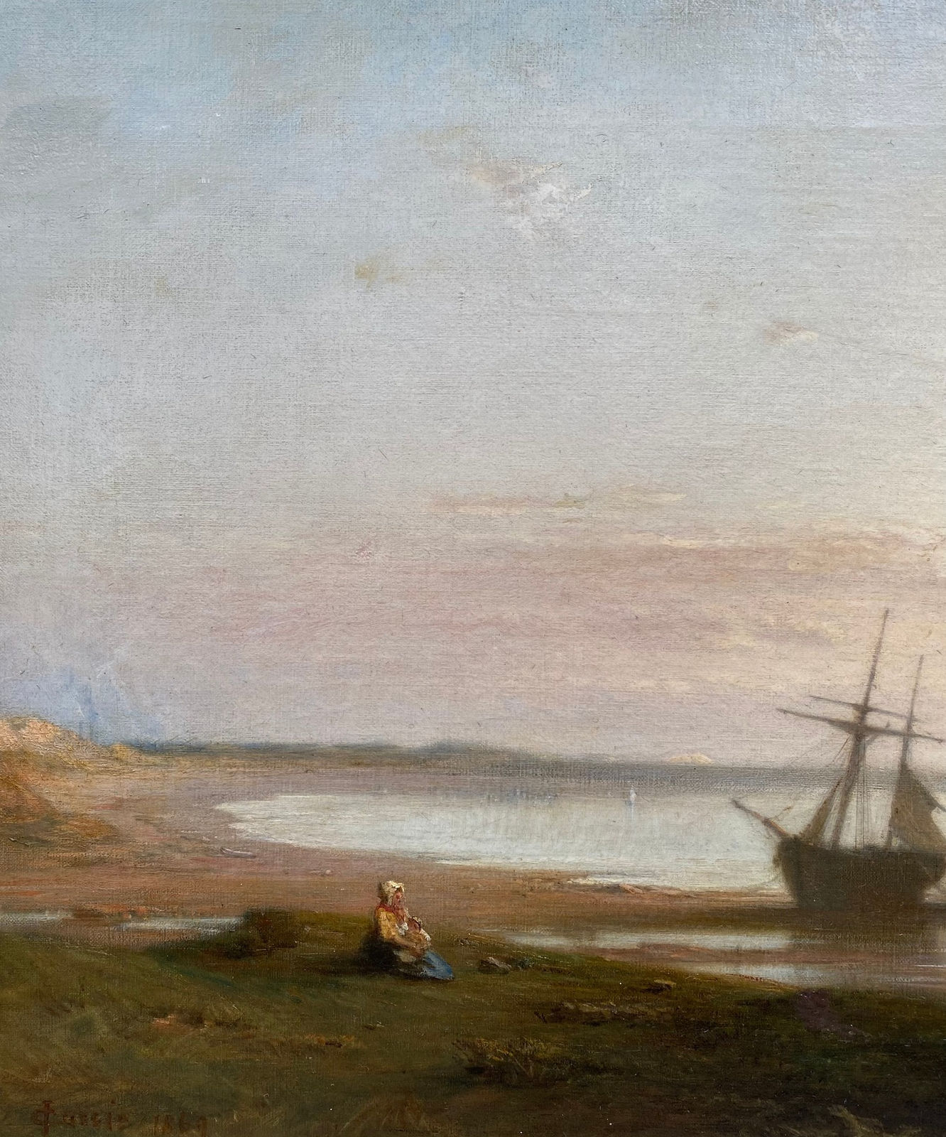 James Cassie RSA RSW, Early Morning on the Tay from Monifieth, 1870