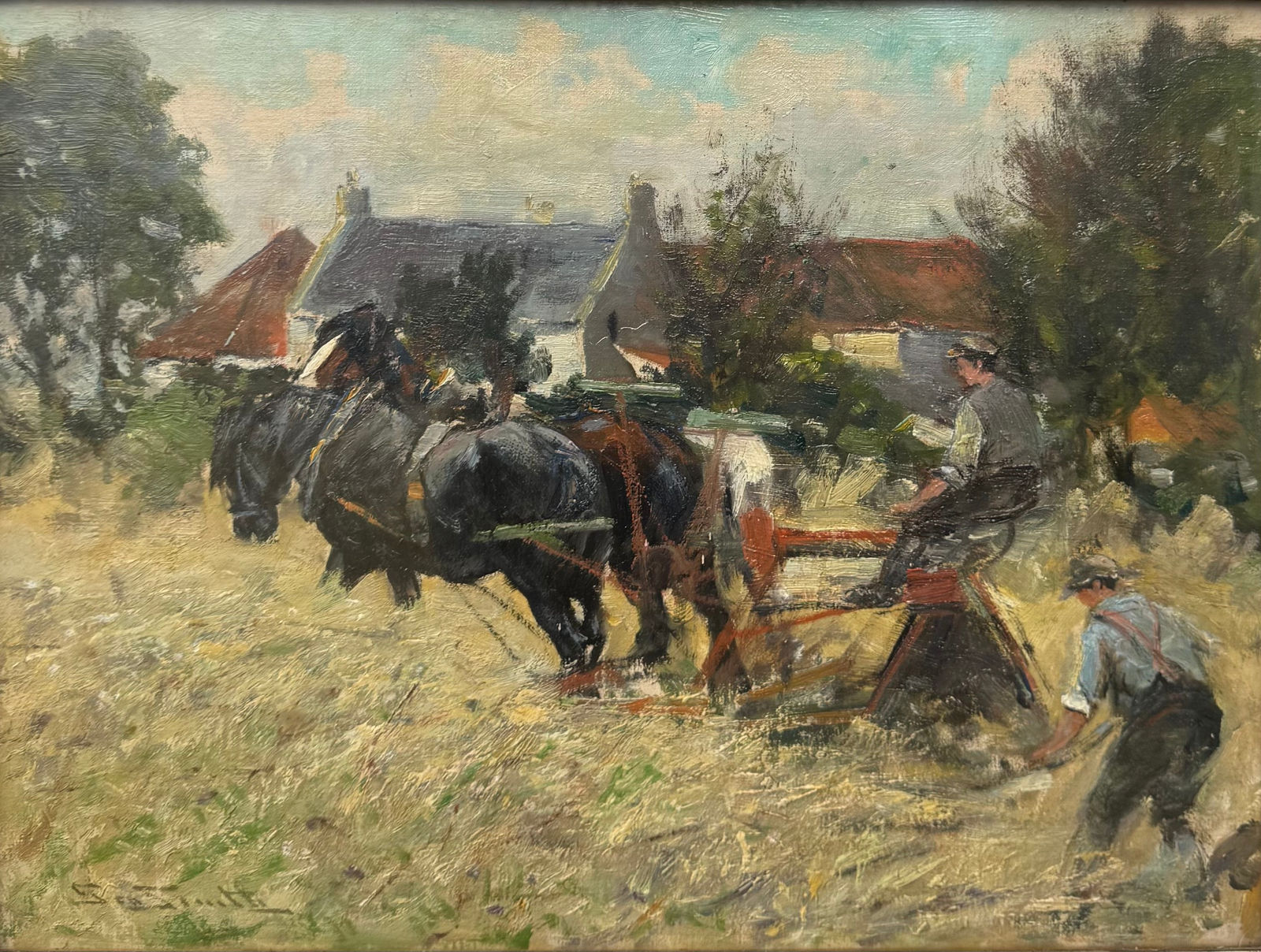 George Smith RSA, Ploughing