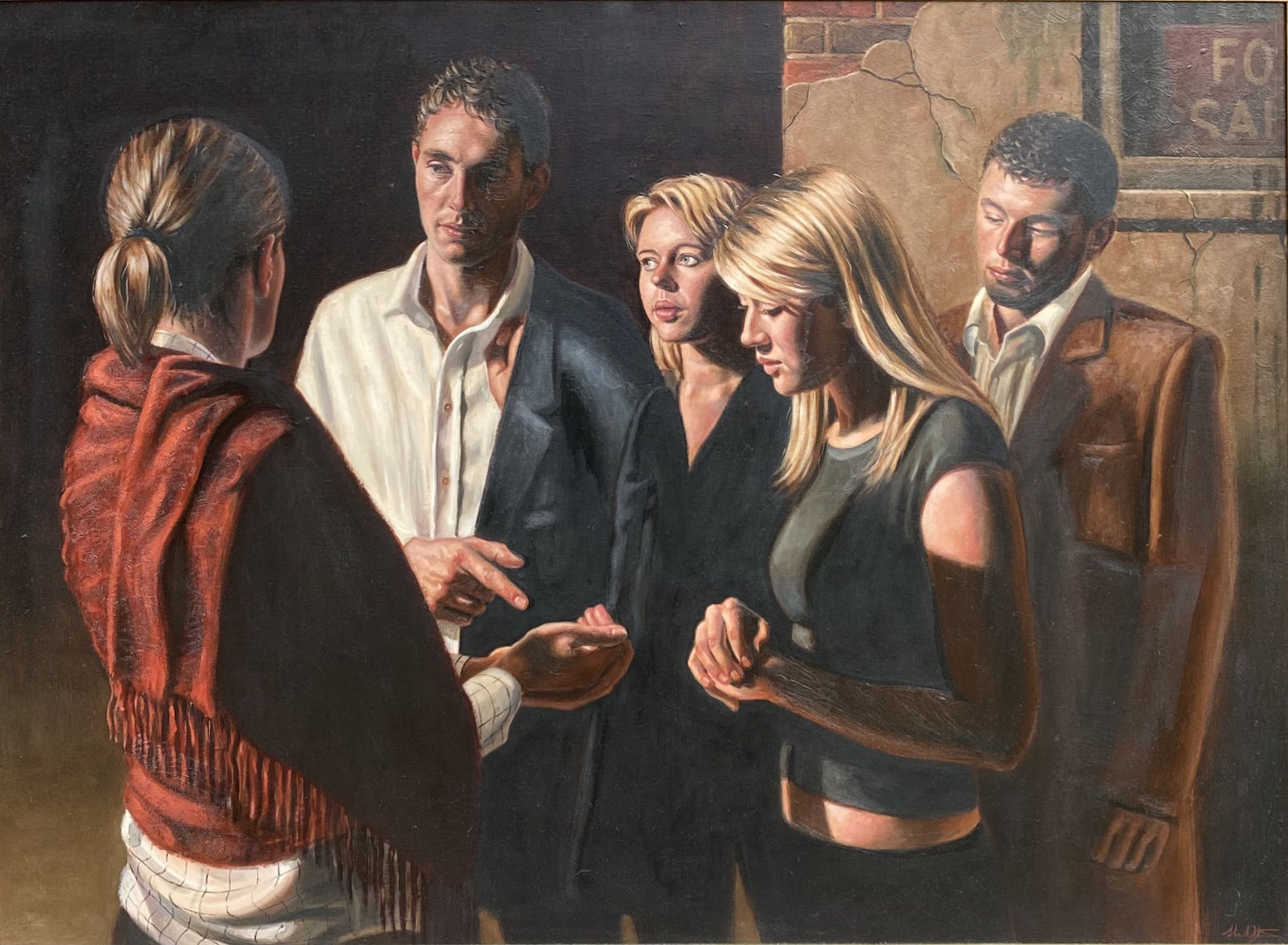 Stuart Luke Gatherer, A Street Corner after Dark