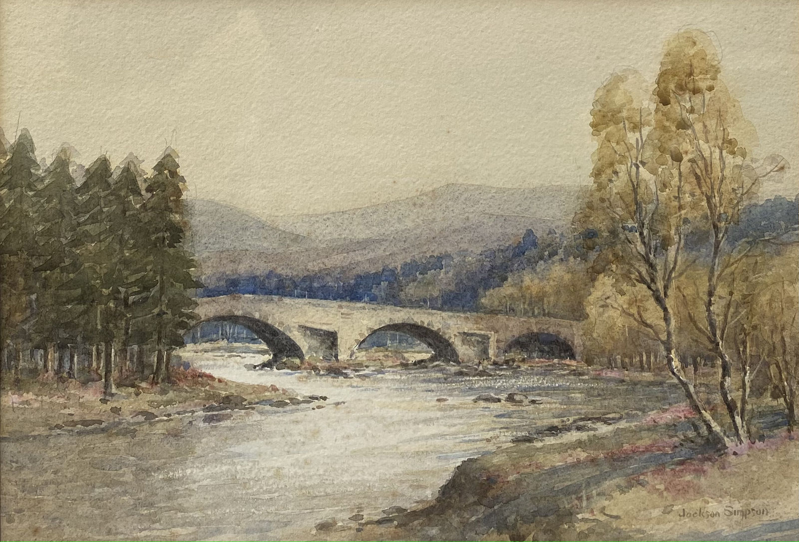 Henry Jackson Simpson MC, Old Brig o'Dee, Invercauld