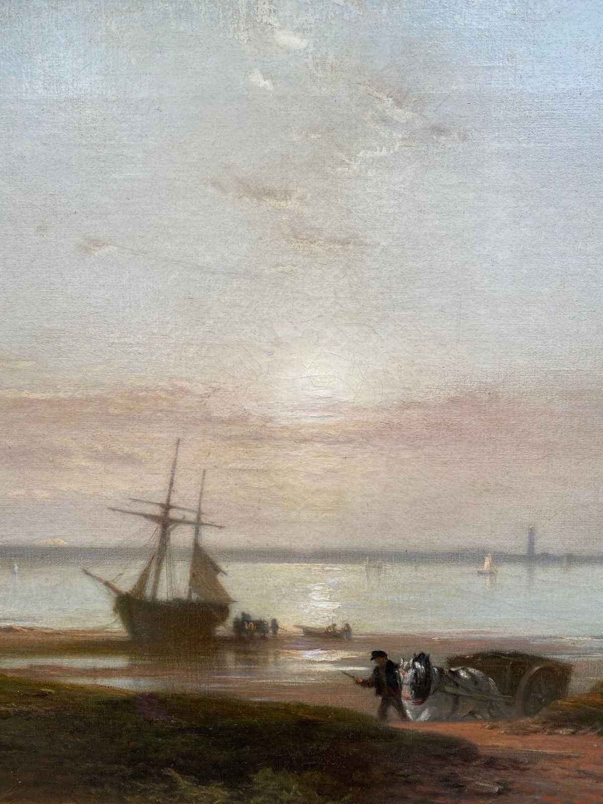 James Cassie RSA RSW, Early Morning on the Tay from Monifieth, 1870