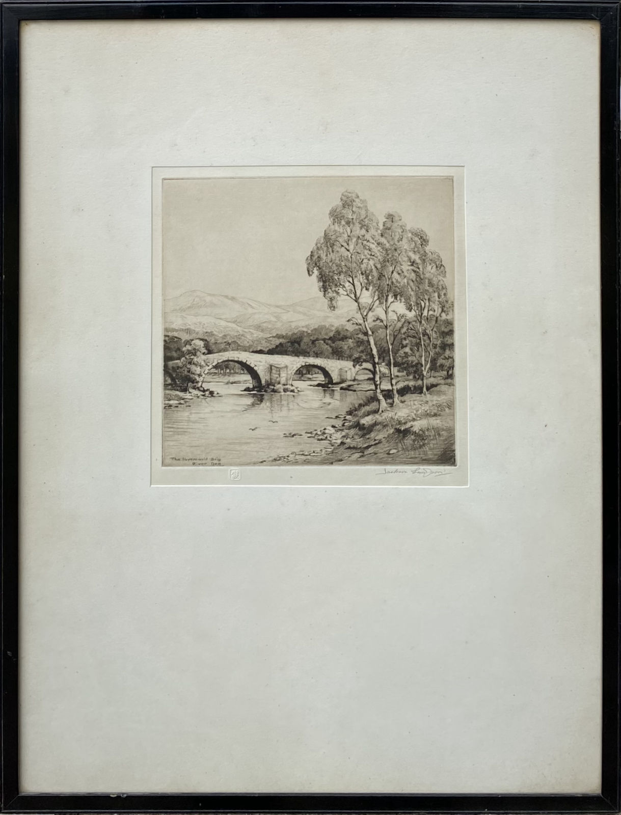 Henry Jackson Simpson MC, The Invercauld Brig, River Dee