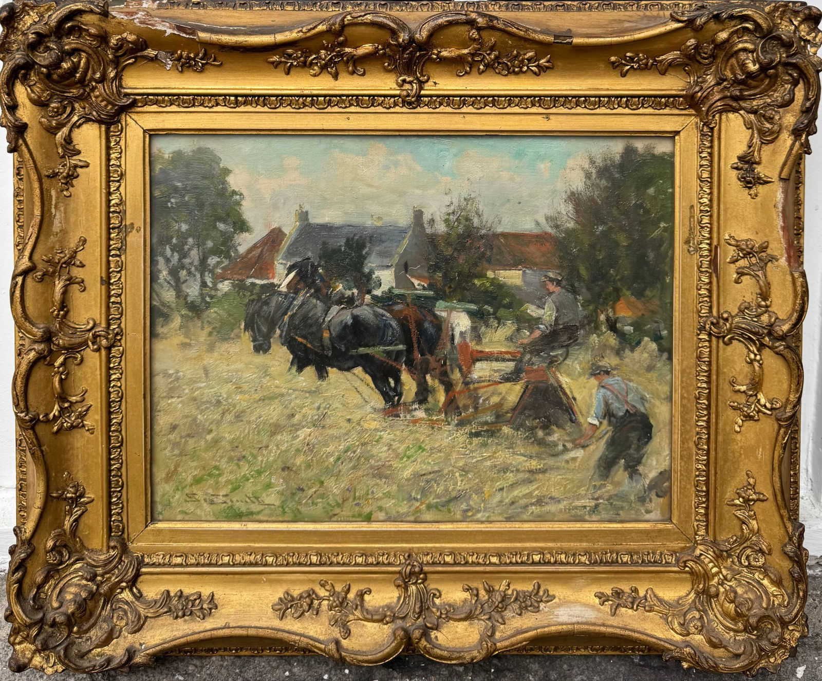 George Smith RSA, Ploughing