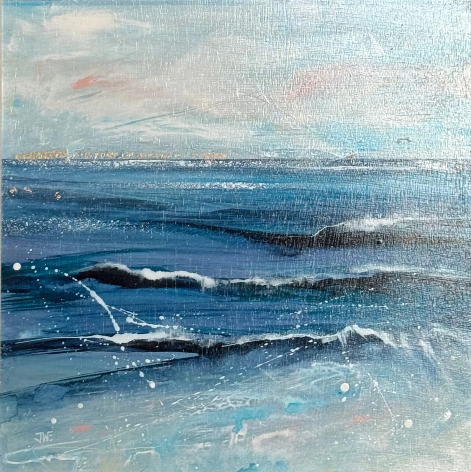 Jude Edgar, Watching the Waves come in, Findhorn