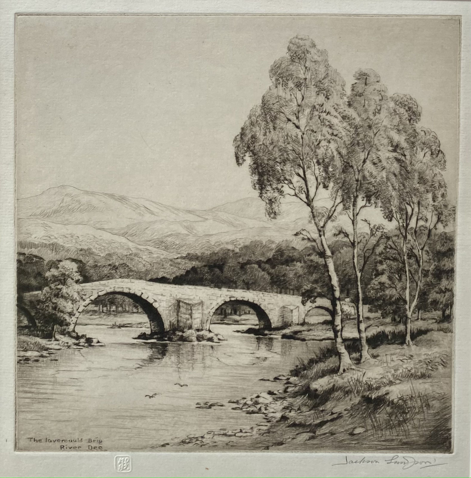 Henry Jackson Simpson MC, The Invercauld Brig, River Dee