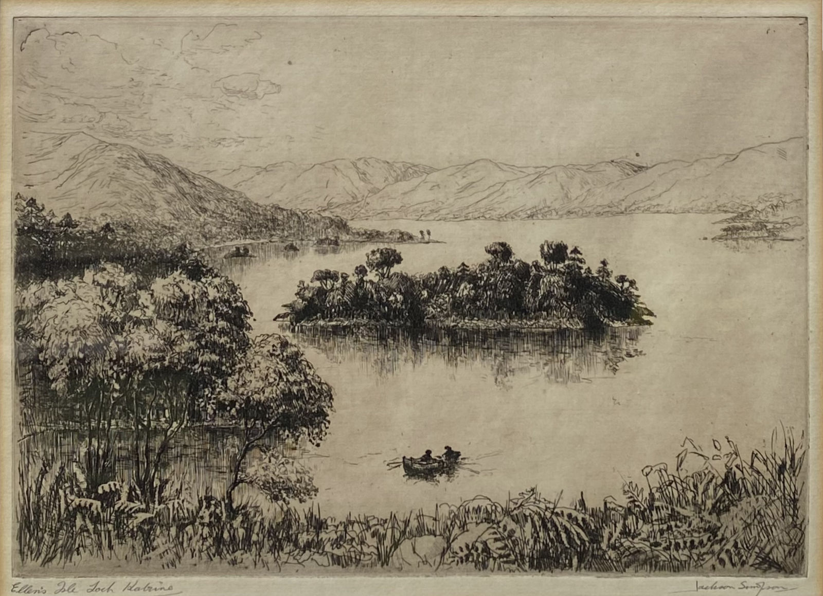 Henry Jackson Simpson MC, Ellen's Isle Loch Katrine