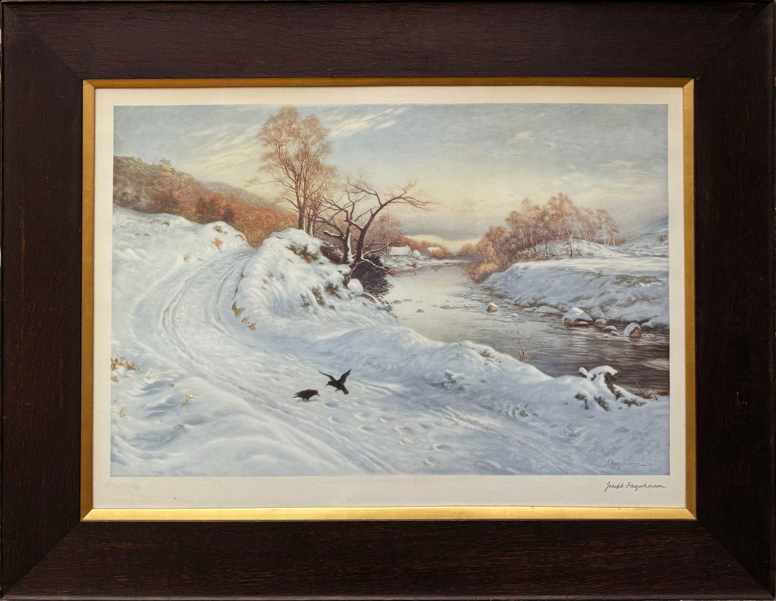 Joseph Farquharson RA, Glowed with Tints of Evening's Hour