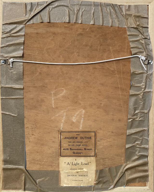 Henry Jackson Simpson MC, A Light Load