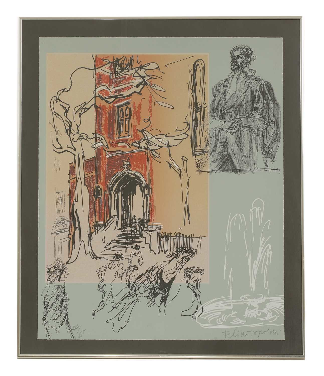 Feliks Topolski RA, Inns of Court; Inner Temple; Middle Temple; Gray's Inn